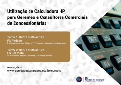 Cartaz A3 - Curso HP 12c